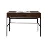 Benjara 22 in. Rectangle Brown Wood 1-Drawers Writing Desk with Lift Top Storage and USB Plugin
