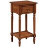 Convenience Concepts French Country Walnut Khloe Accent Table