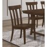 Coaster Home Furnishings Reynolds Brown Oak Wood Slat Back Dining Side Chair Set of 2