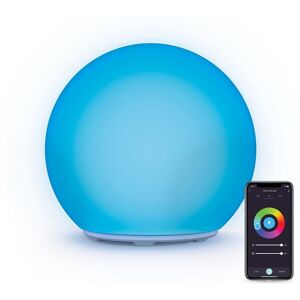 atomi smart 7 in. Multi-Color Smart Wi-Fi Portable LED Orb Lamp with Smart Wi-Fi Control