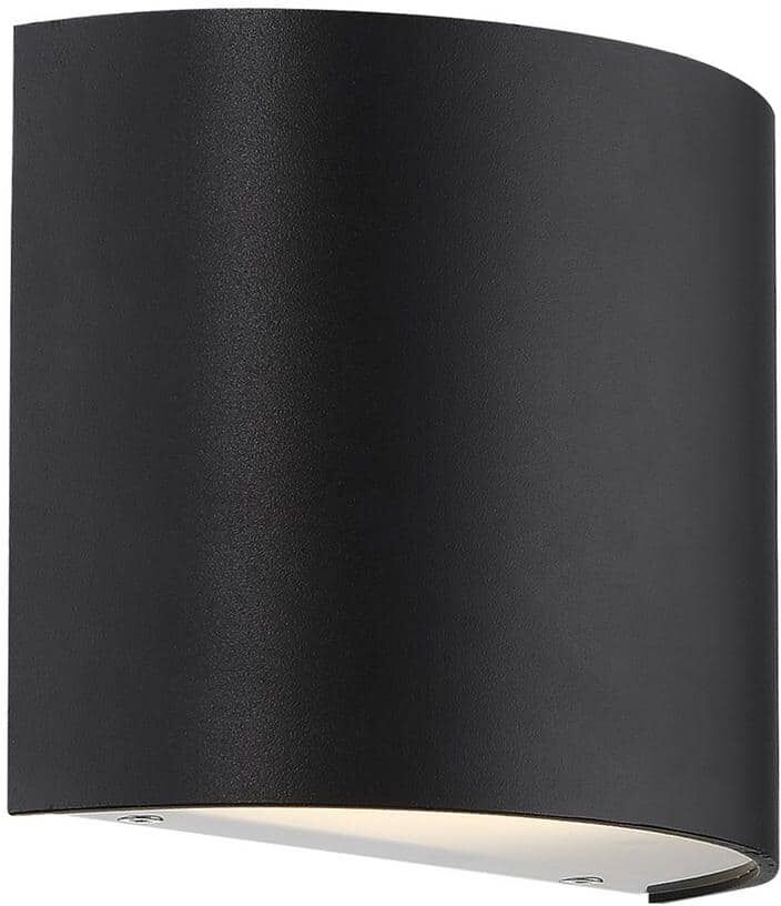 WAC Lighting Pocket 7 in. Black LED Vanity Light Bar and Wall Sconce, 3000K