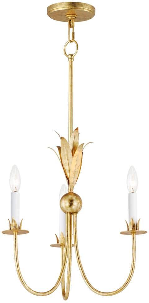 Maxim Lighting Paloma 3-Light Gold Chandelier Pendant Light