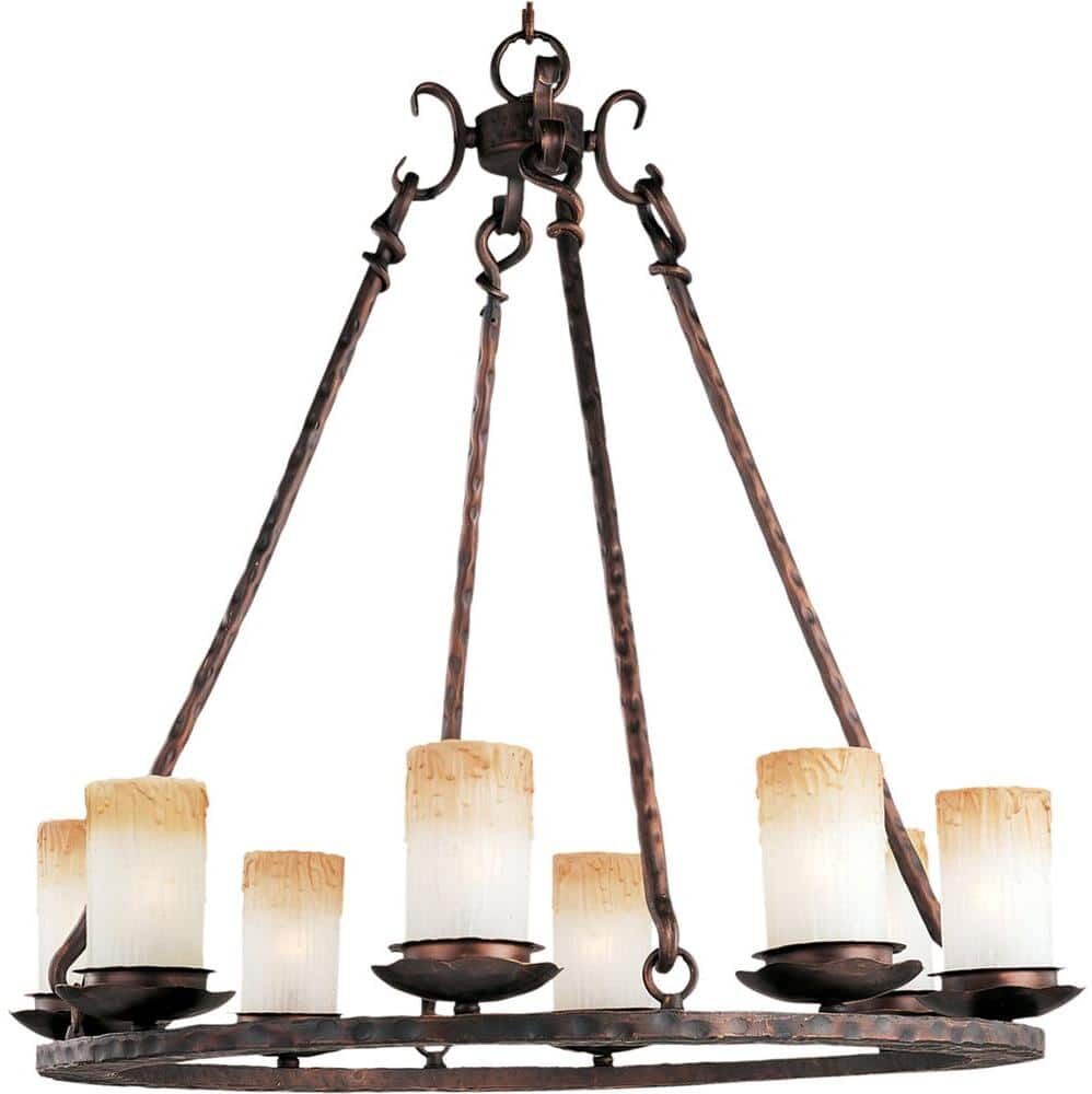 Maxim Lighting Notre Dame 8-Light Oil Rubbed Bronze Chandelier