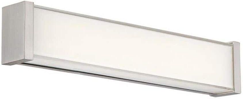 WAC Lighting Svelte 16 in. Brushed Nickel LED Vanity Light Bar and Wall Sconce, 2700K