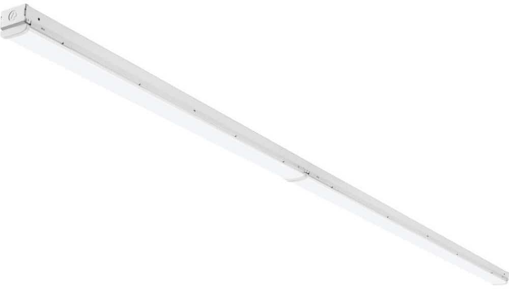 Lithonia Lighting MNSS 8 ft. 220-Watt Equivalent Integrated LED White Strip Light Fixture 4000K High Output