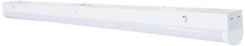 Nuvo Lighting 4 ft. 175-Watt Equivalent Integrated LED White Strip Light Fixture, 3500K/4000K/5000K