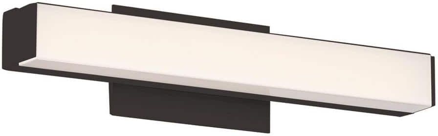 WAC Lighting Brink 12 in. Black LED Vanity Light Bar and Wall Sconce, 3500K