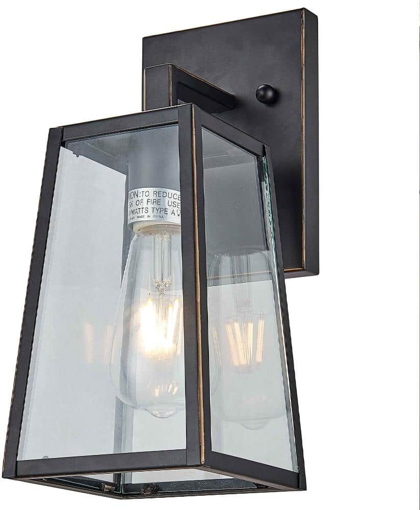 Marjorie 1-Light Imperial Black Wall Sconce with No Additional Features