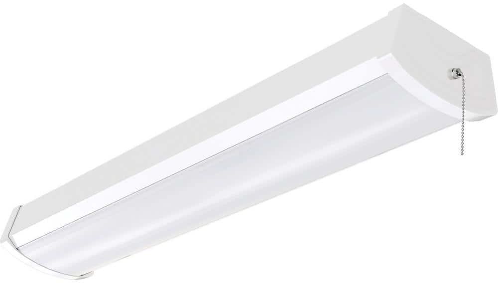 SATCO 2 ft. 1600 Lumens Integrated LED Non-Di mmable White Wraparound Light, 3000K