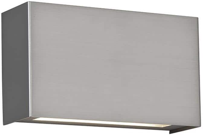 WAC Lighting Blok 12 in. 3000K Satin Nickel LED Vanity Light Bar and Wall Sconce