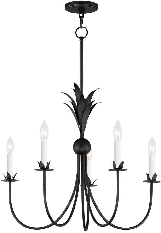 Maxim Lighting Paloma 5-Light Black Chandelier