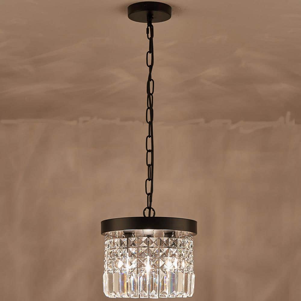 SILJOY Mini Pendant Light Crystal Ceiling Pendant Hanging Lighting for Kitchen Island, Dinning Table