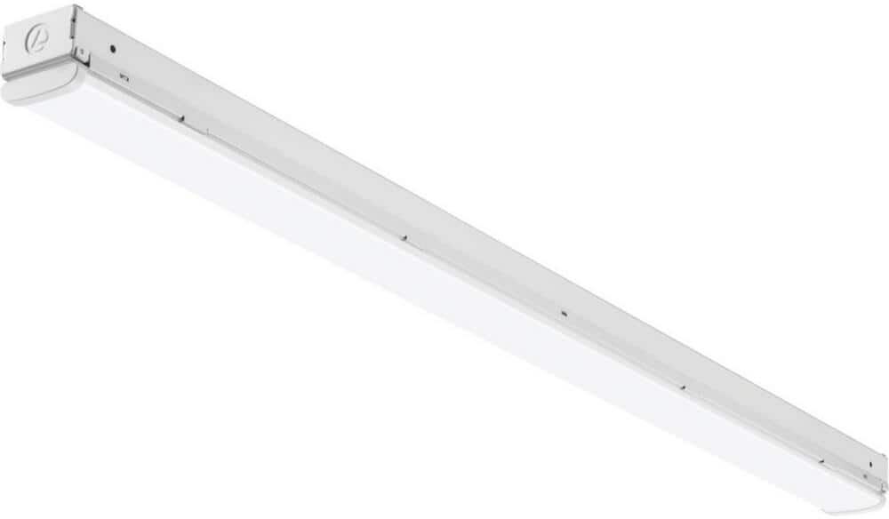 Lithonia Lighting MNSS 48 in. 64-Watt Equivalent Integrated LED White Strip Light Fixture 4000K