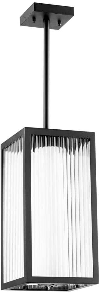 Quorum Maestro 7 in. 1-Light Pendant - Noir