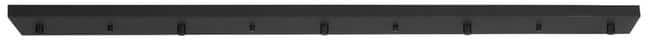 Generation Lighting 48 in. 5-Light Midnight Black Linear Multi-Port Canopy