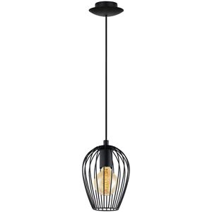 Eglo Strathclyde 1-Light Matte Black Pendant