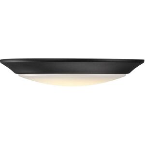 Savoy House 7.48 in. Matte Black Integrated LED Flush Mount Disc Light