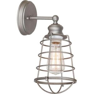 Design House Ajax Collection 1-Light Galvanized Indoor Sconce