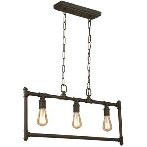 Eglo Rivertown 3-Light Rustic Bronze Multi Pendant