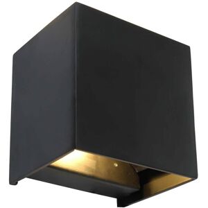 1-Light Black LED Light Wall Sconce