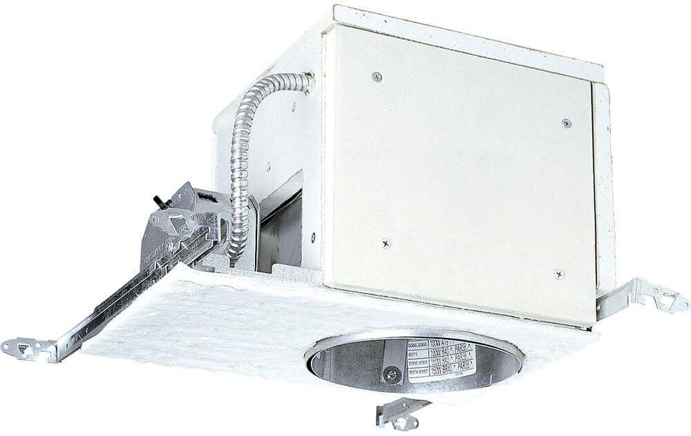 Progress Lighting 6 in. Firebox New Construction Recessed Metallic Housing Can with Air Tight, IC