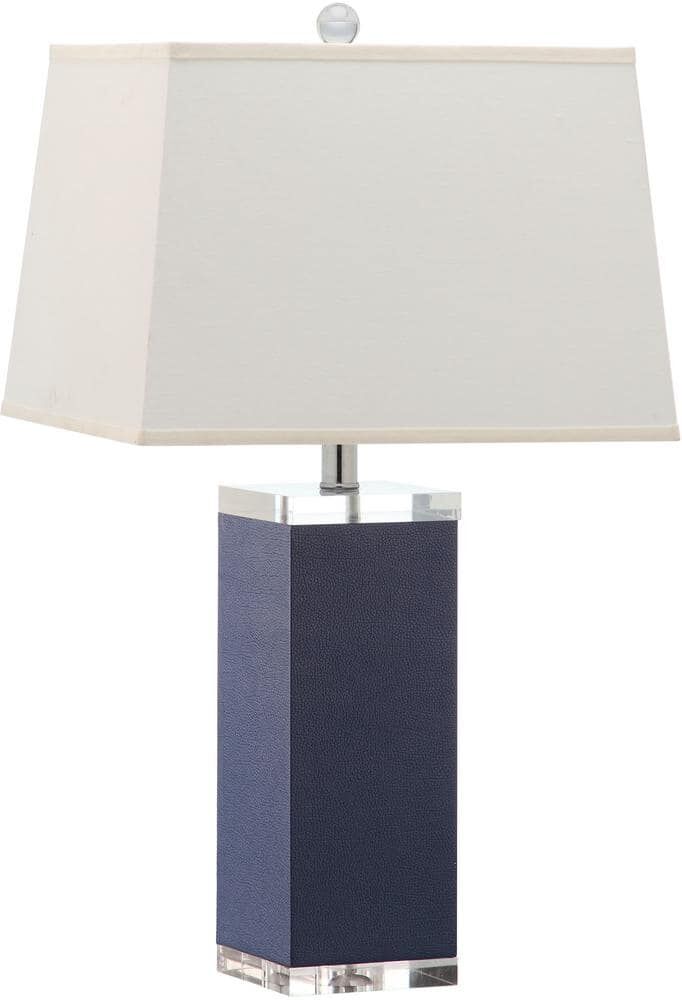 SAFAVIEH Deco 27 in. Navy Table Lamp