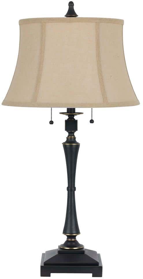 CAL Lighting 31 in. Oil Rubbed Bronze Metal Table Lamp