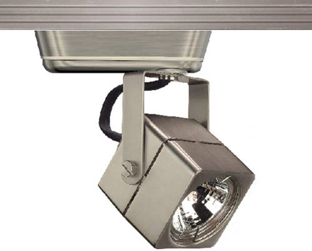 WAC Lighting 1-Light 50-Watt Brushed Nickel Low Voltage Track Head for H Track