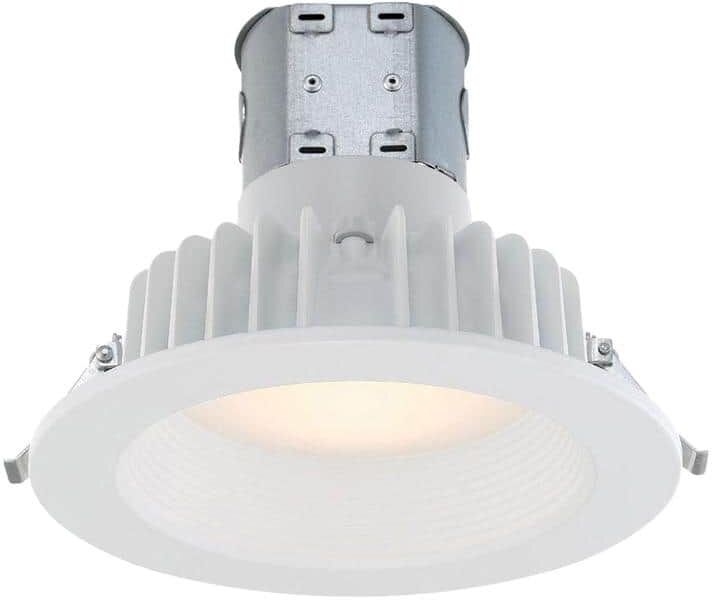 EnviroLite Easy Up 6 in. White Integrated LED Recessed Kit