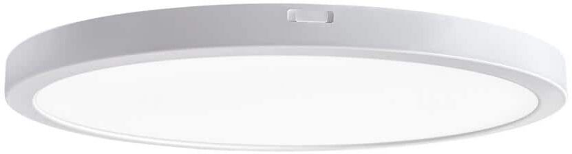 Sofiton 12 in. White New Ultra-Low Profile Integrated LED Flush Mount Ceiling Light 2700K-5000K 5CCT Selectable