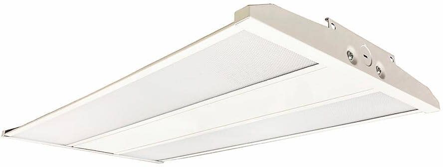 Commercial Electric 2 ft. 130-Watt Equivalent Integrated LED White Low Profile Standard Highbay Light Fixture, 5000K