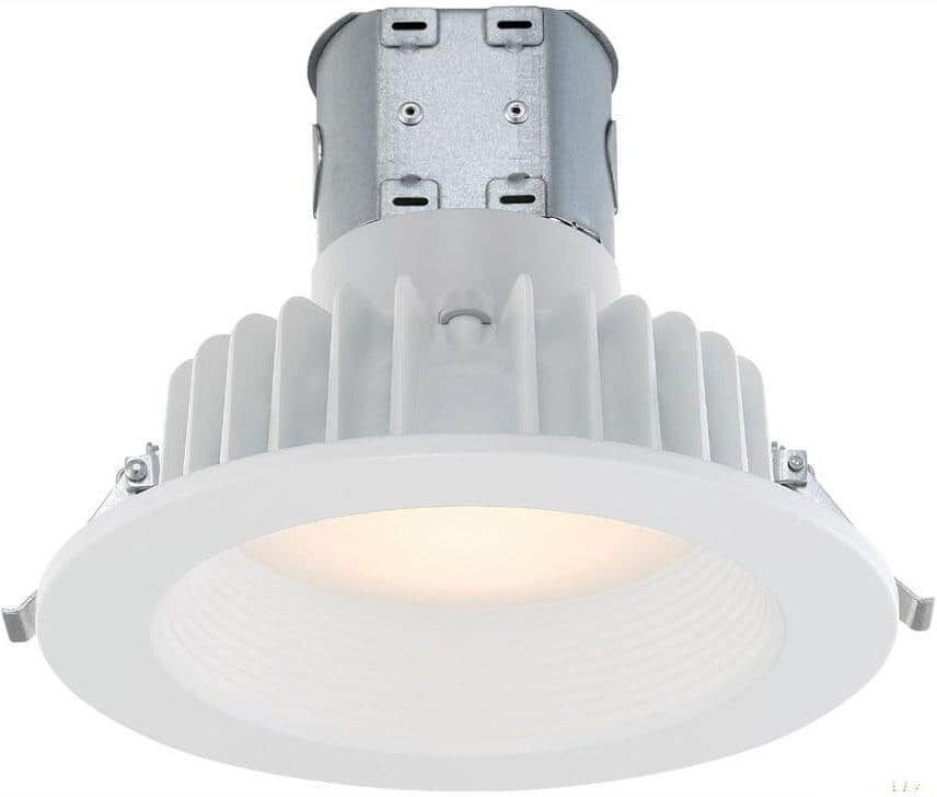 EnviroLite Easy Up 6 in. White Integrated LED Recessed Kit