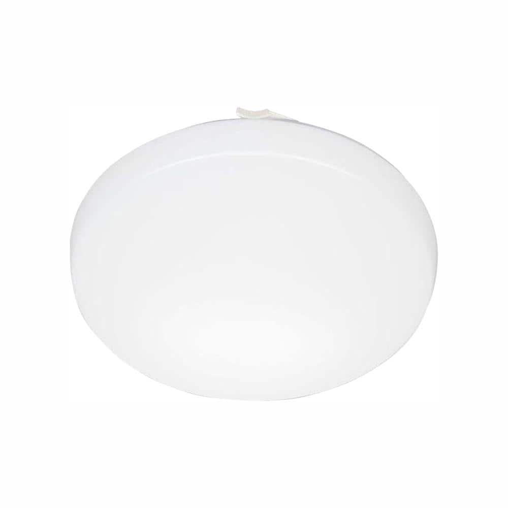 Lithonia Lighting 11 in. White LED Low-Profile Residential Round Flush Mount