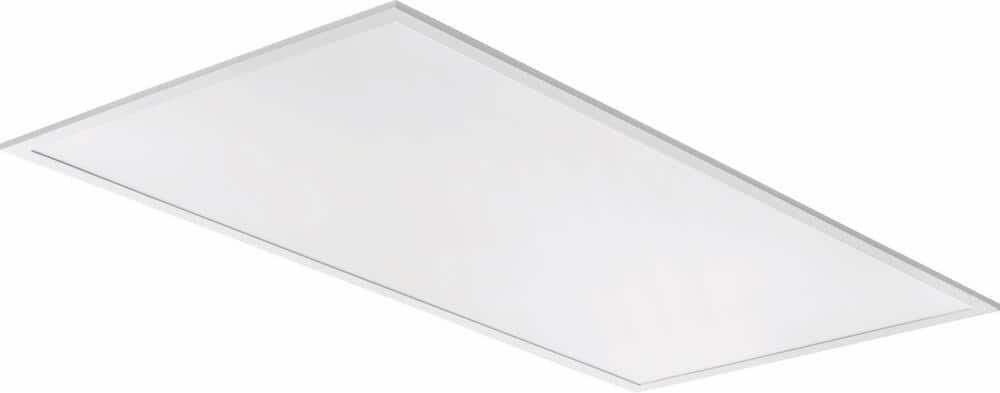 Lithonia Lighting Contractor Select CPX 2 ft. x 4 ft. White Integrated LED 4692 Lumens Flat Panel Light, 4000K