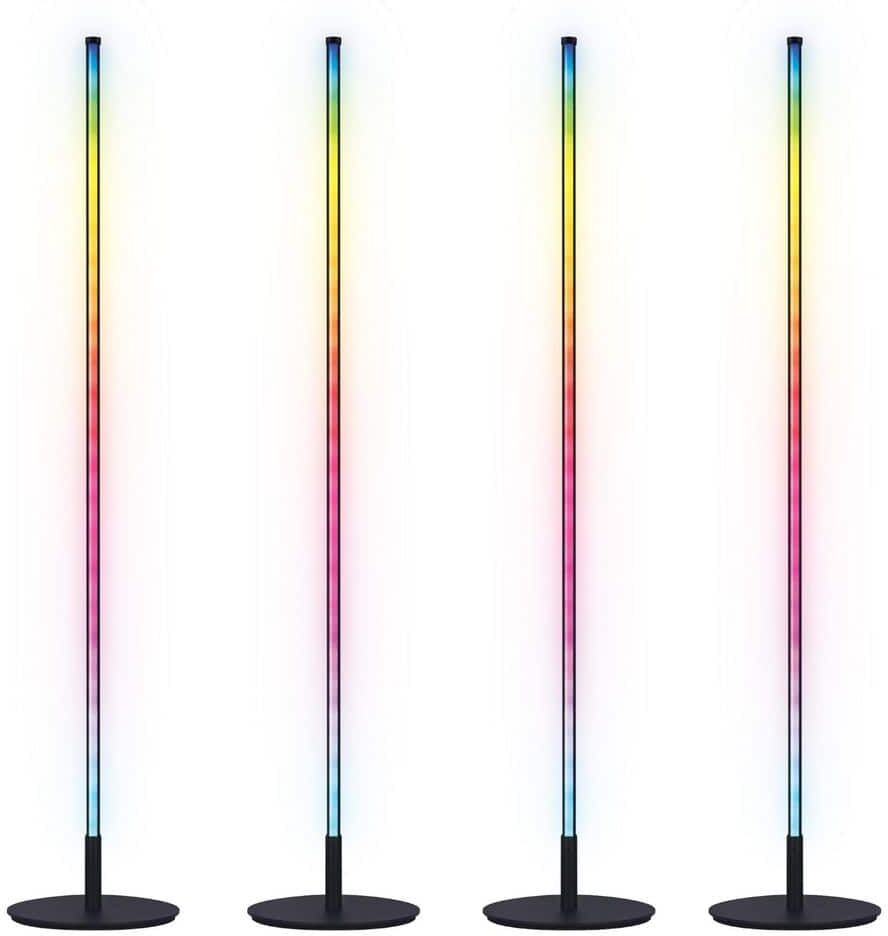 Feit Electric 42 in. Integrated LED Color Changing Smart Home Wi-Fi Connected Wireless Floor Lamp (4-Pack)