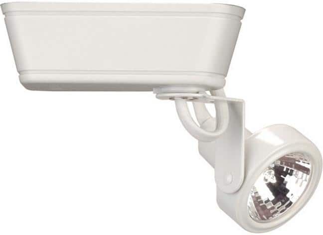 WAC Lighting 1-Light 50-Watt White Range Low Voltage Track Head for H Track