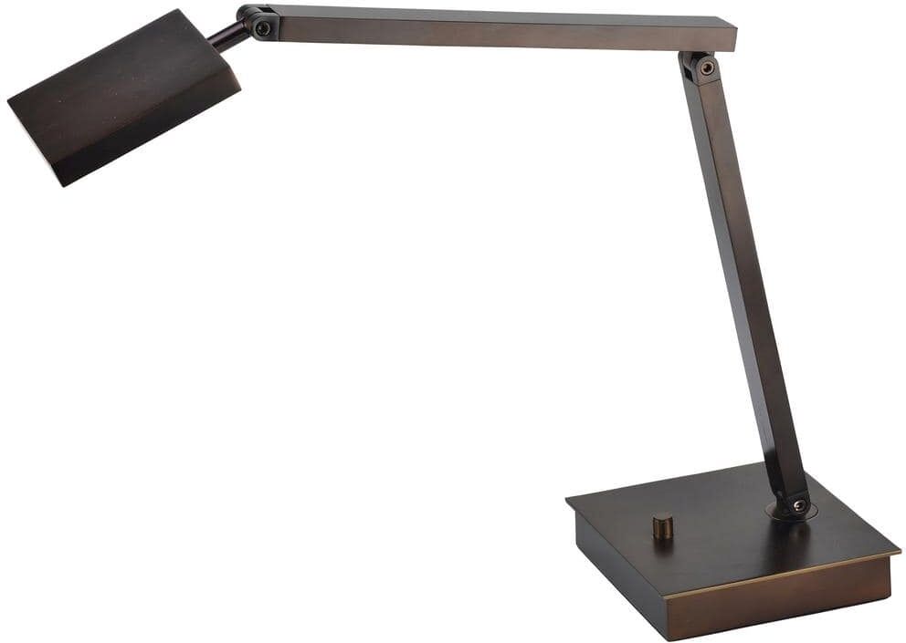 Access Lighting TaskWerx 14 in. Bronze Integrated LED Desk Lamp