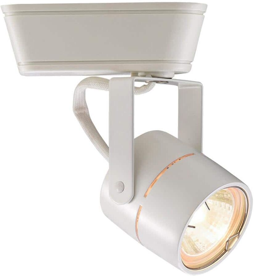 WAC Lighting 1-Light 50-Watt White Low Voltage Track Head for H Track