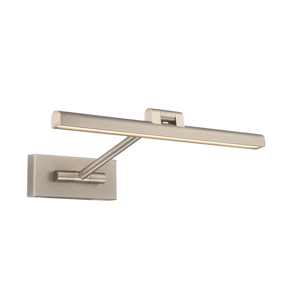 WAC Lighting Reed 17 in. Brushed Nickel LED Adjustable Picture Light, 3000K