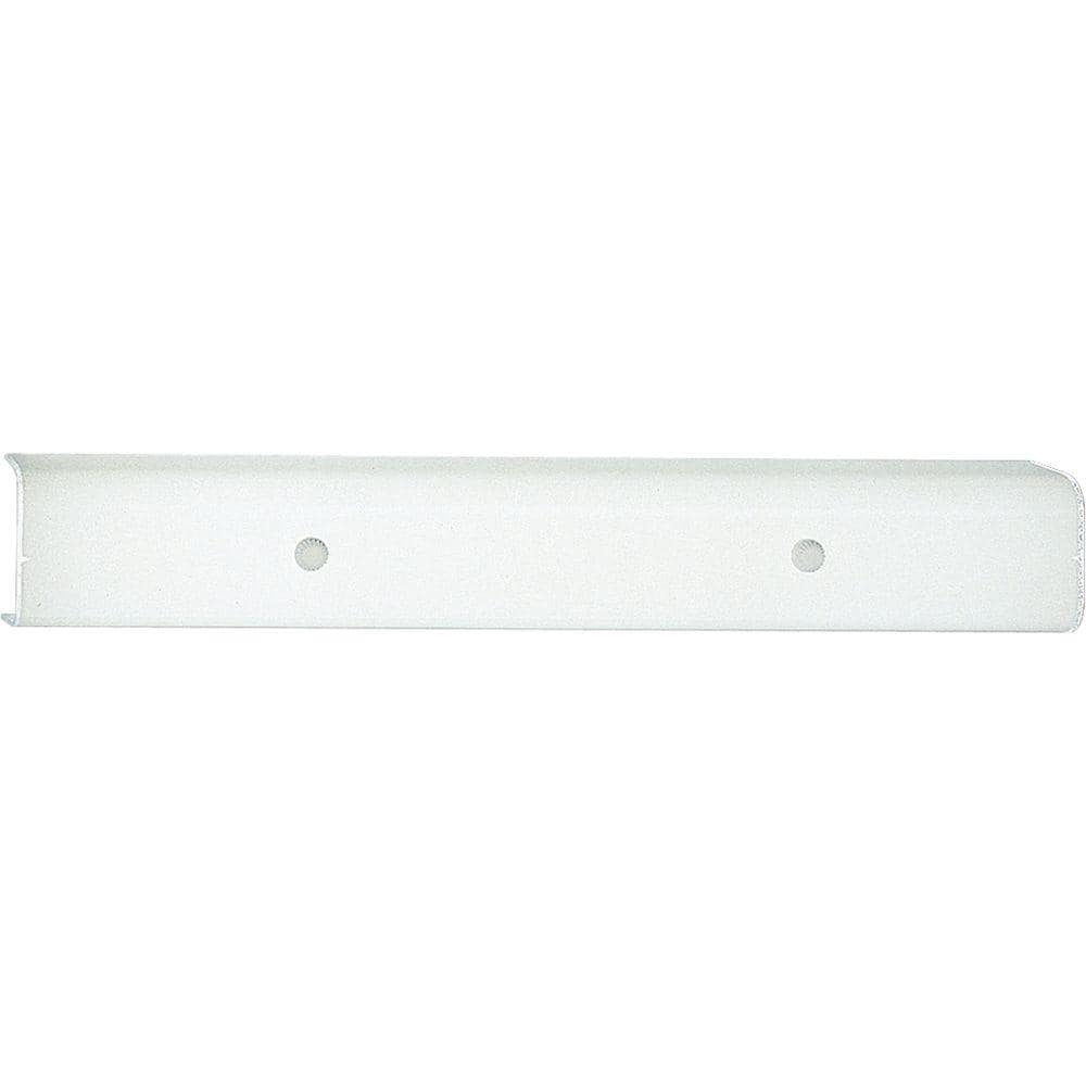 Progress Lighting Channel Glass Collection 4-Light White White Glass Traditional Bath Vanity Light