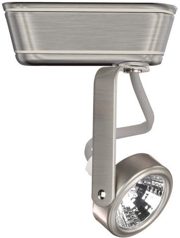 WAC Lighting 1-Light 50-Watt Brushed Nickel Low Voltage Track Head for H Track