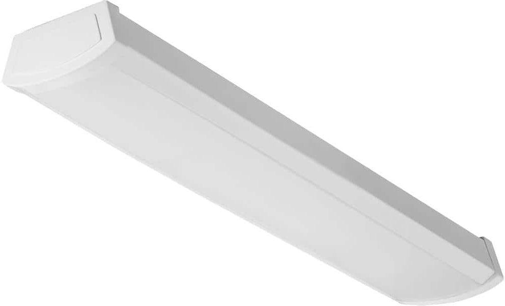 Lithonia Lighting 40-Watt 4 ft. White Integrated LED Flush Mount Light