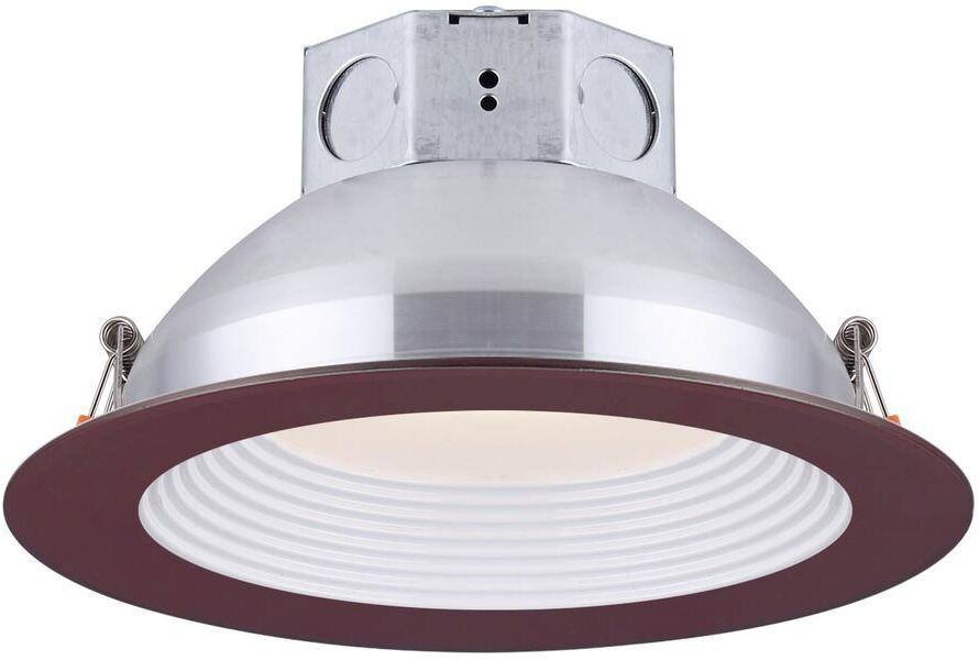 6 in. Bronze New Construction IC-Rated Recessed Integrated LED Kit