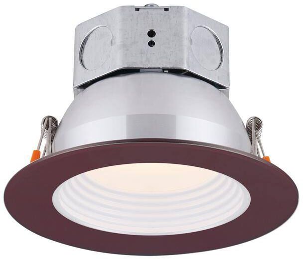 4 in. Bronze New Construction IC Rated Recessed Integrated LED Kit