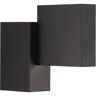 Access Lighting Madrid Contemporary 2-Light Matte Black Dimmable Wall Sconce