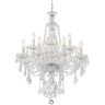 Crystorama Candace 12-Light Polished Chrome Crystal Chandelier