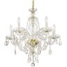 Crystorama Candace 5-Light Polished Brass Crystal Chandelier