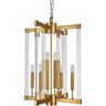 Victor 8-Light Antique Gold Candlestick Chandelier