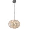 Sarah 1-Light Chrome Island Pendant Light