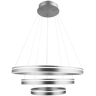 WAC Lighting Voyager 3-Light 815-Watt Equivalent Integrated LED Satin Nickel Pendant with Acrylic Shade